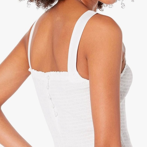 Madewell  Lucie Smocked Tank Top Size Large‎ - Picture 3 of 7